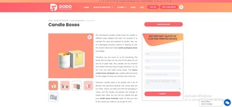 DodoPackaging, Custom candle box suppliers in Australia