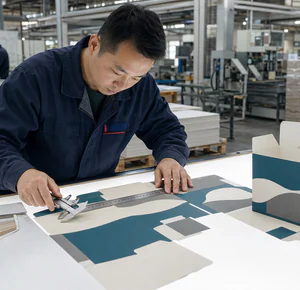 Quality inspection of printed paperboard sheets