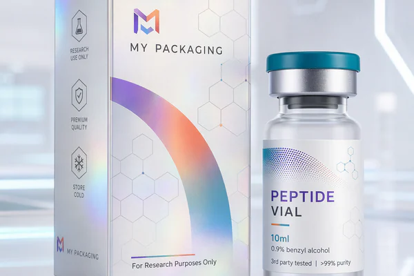 Peptide and healthcare secondary packaging