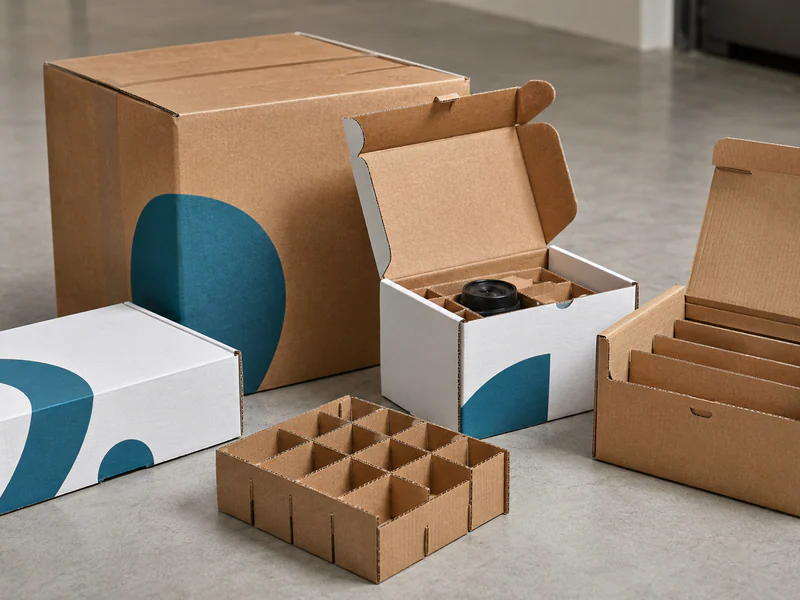 Corrugated e-commerce mailer box for shipping