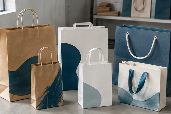 Custom printed paper bags