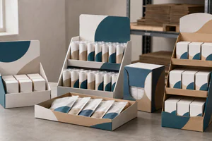 Counter display packaging unit