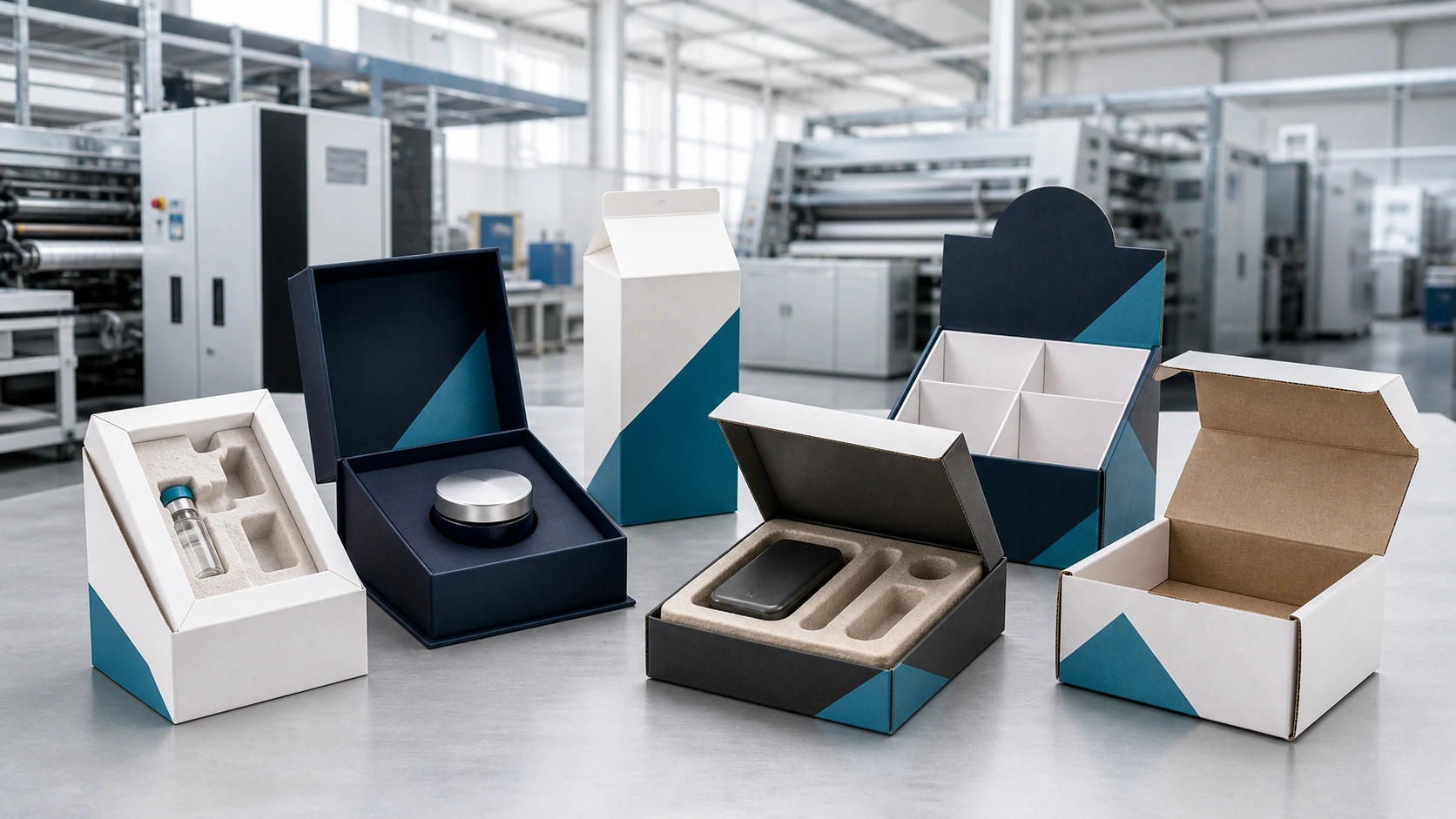 Offset printing press in operation