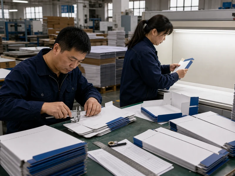 Batch inspection for folding cartons