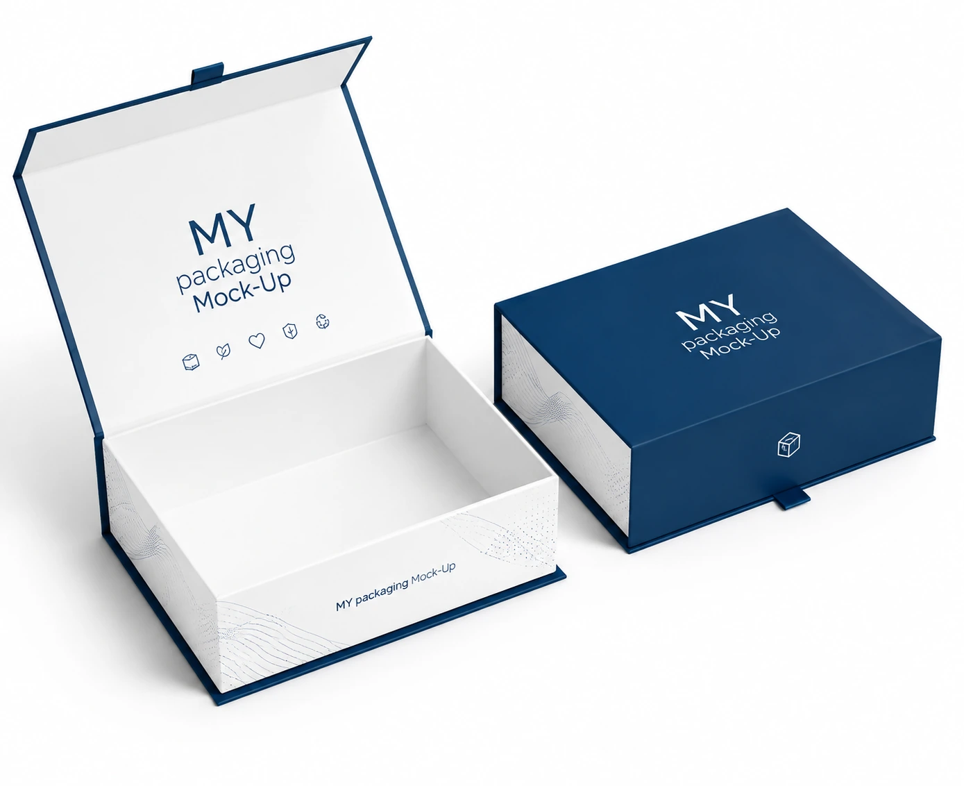 Book-style magnetic box structure