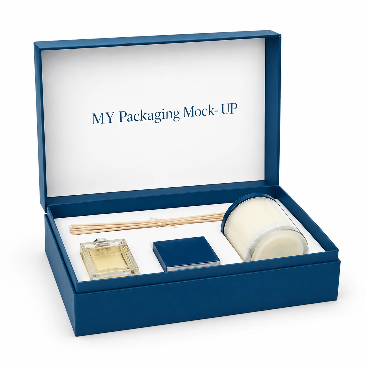 Multi-part packaging for reed diffusers and fragrance oils