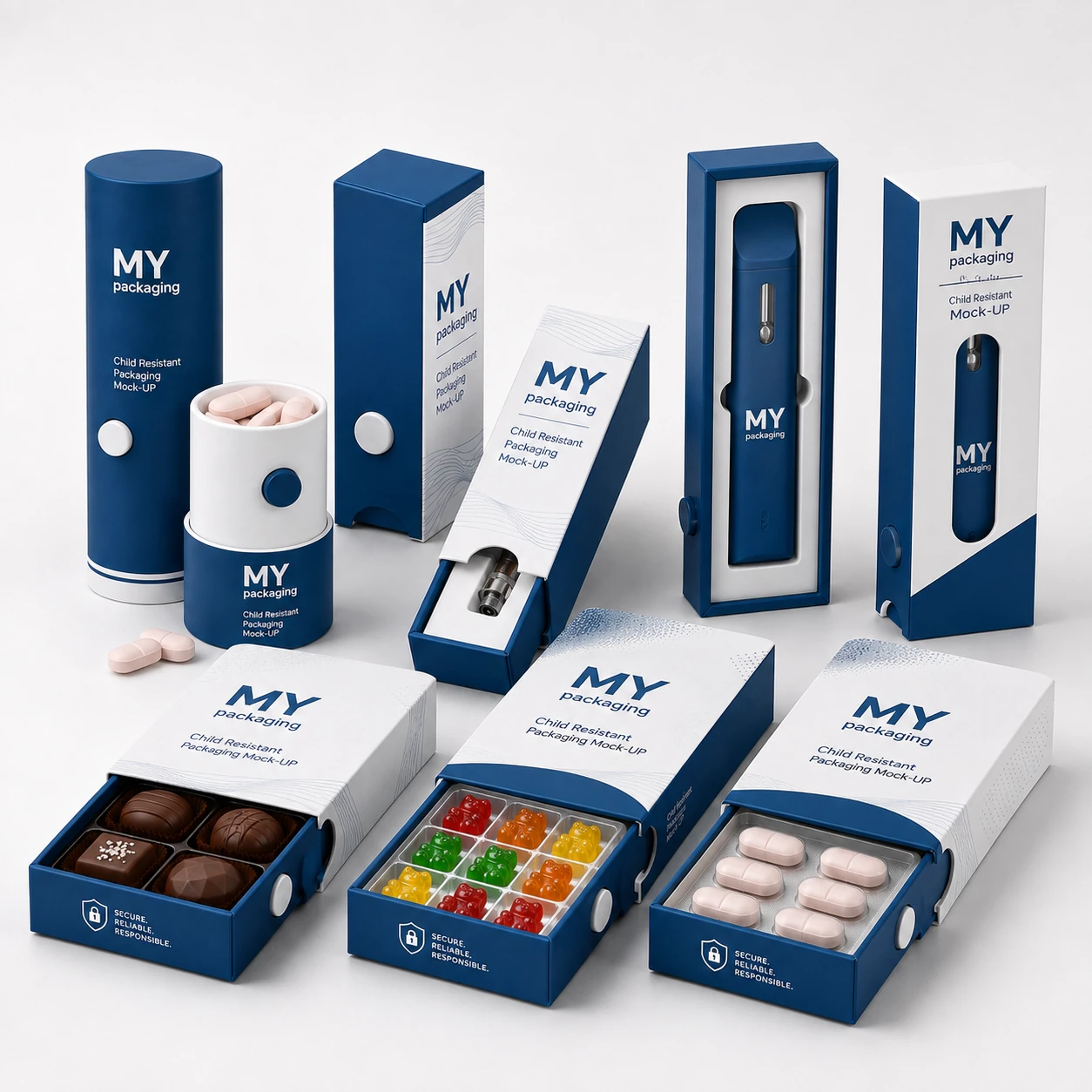 Paper packaging factory production line