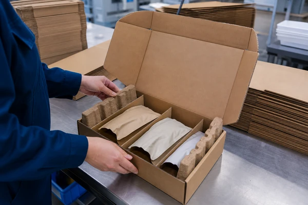 Corrugated e-commerce mailer box for food delivery