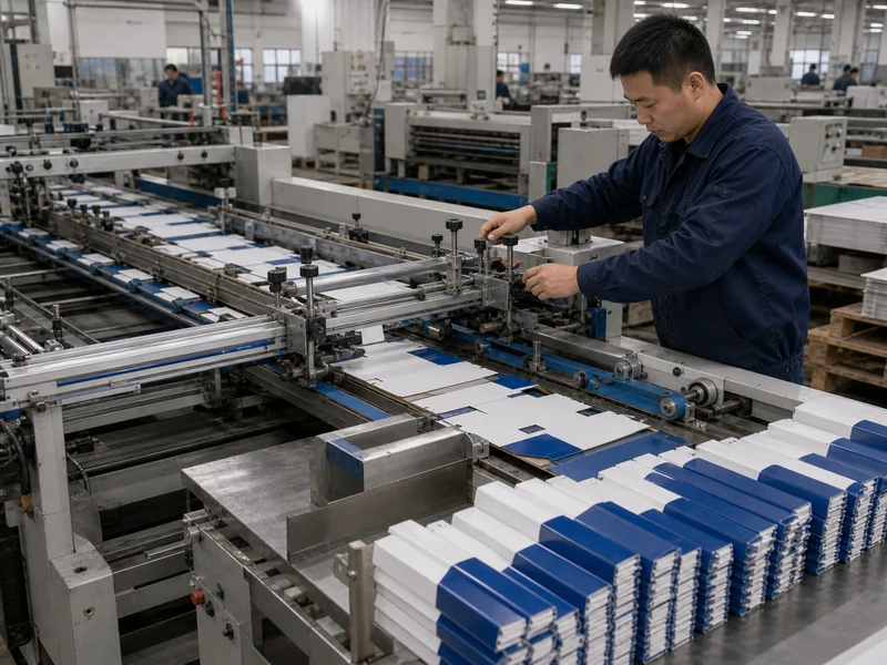 Folding and gluing for folding cartons