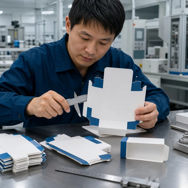 Precision die-cutting process for healthcare cartons