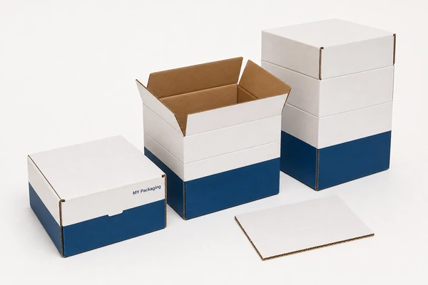Custom printed corrugated mailer boxes