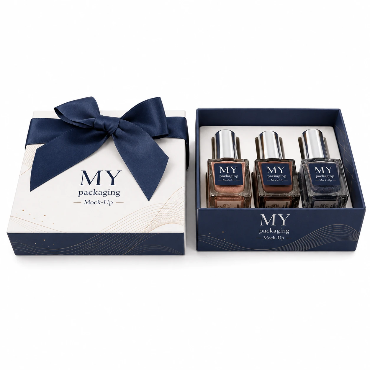 Premium rigid box for glass fragrance bottle with custom insert