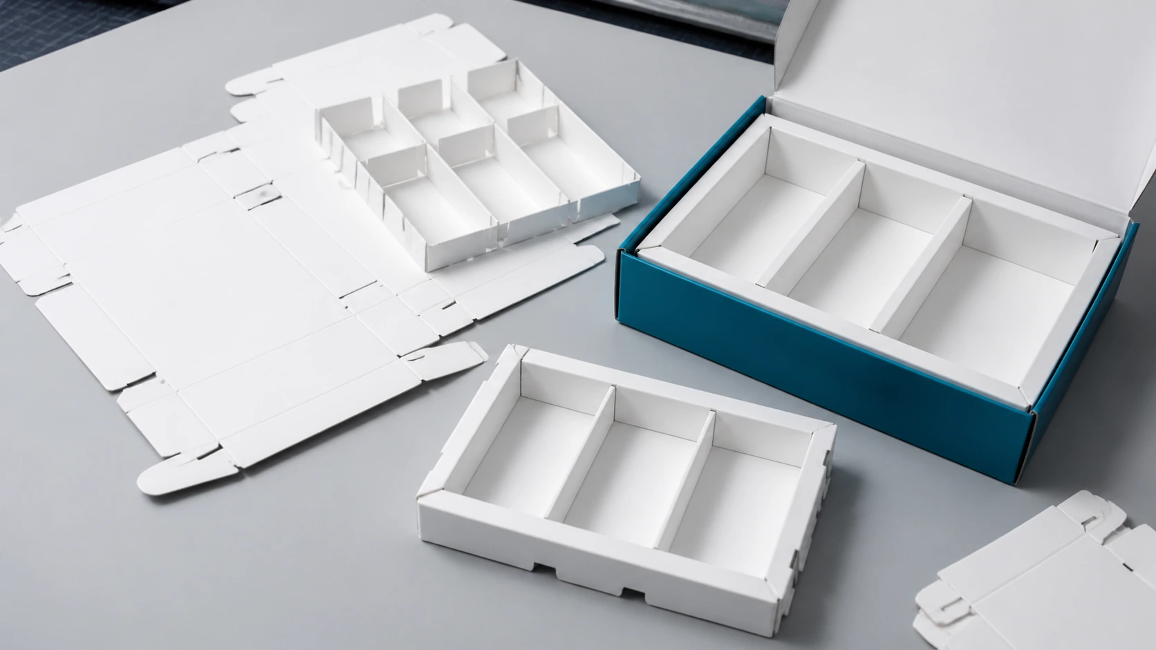 Paperboard folded insert template for holding products