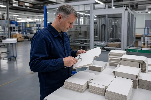 Paper feeding into printing press