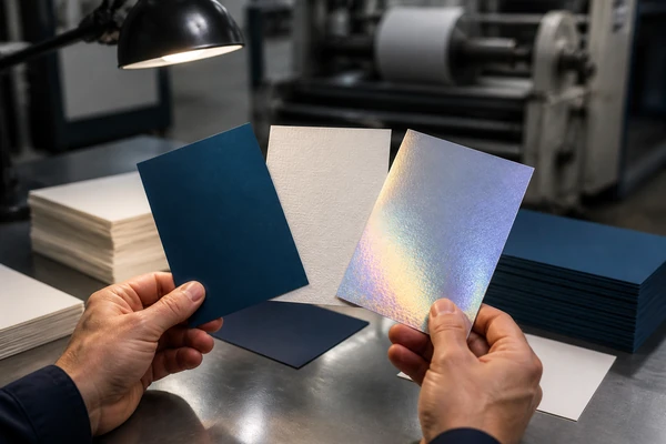 Lamination film applied to printed sheets