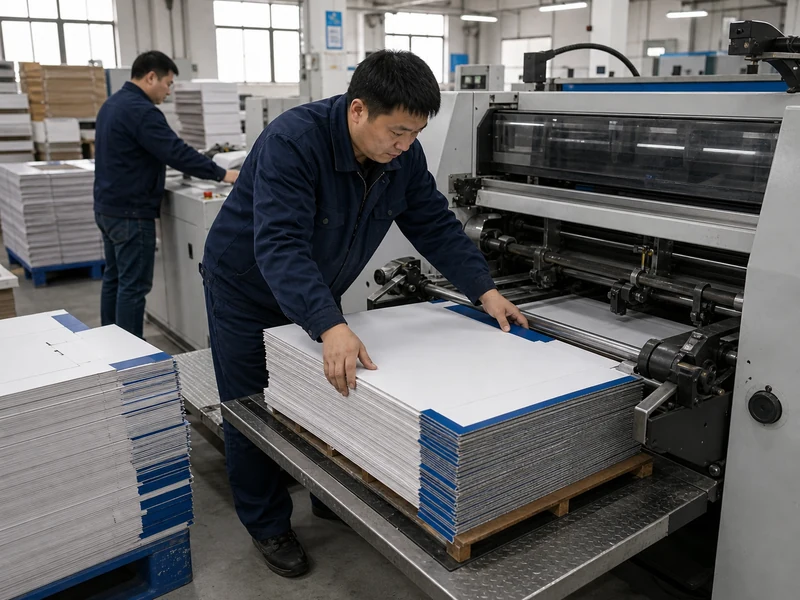 Paperboard feeding for folding carton production