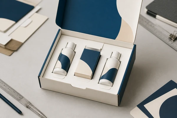Folded paperboard insert structure