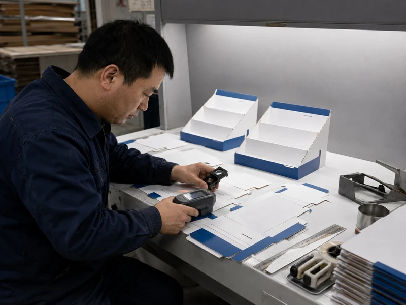 Print inspection for custom display packaging