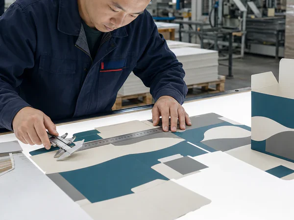 Quality inspection of printed packaging boxes