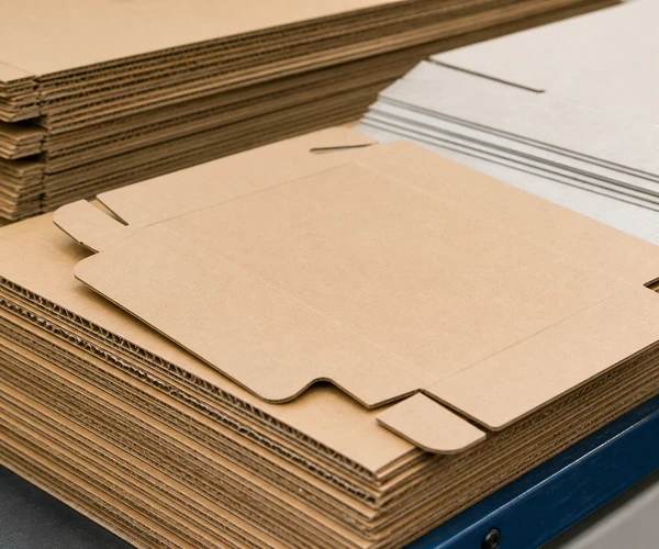 Recycled paperboard material samples