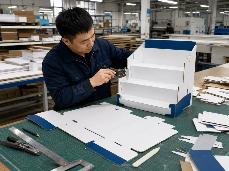 Structural engineering for custom display packaging