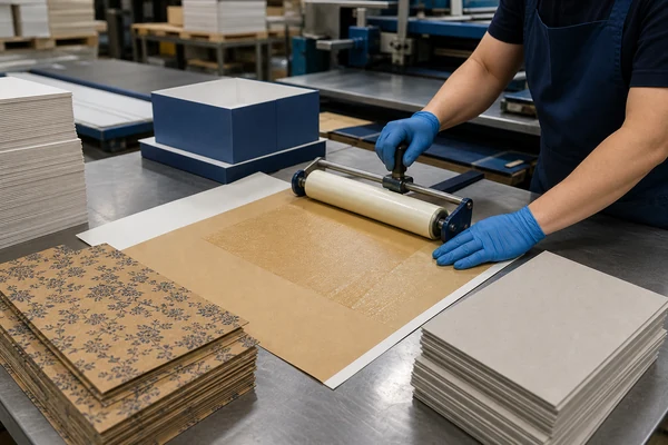 Fitting magnetic closures into rigid box flaps